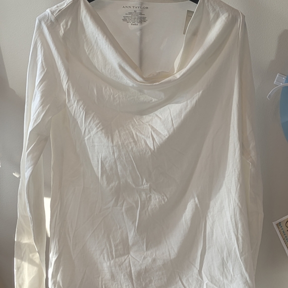 Ann Taylor Tops - NWT Ann Taylor White Long Sleeve Top